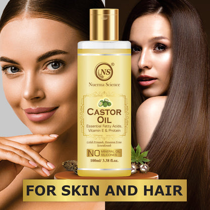 Nuerma Science Castor Oil For Hair & Body - Distacart