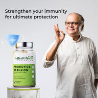 Thumbnail for Health Veda Organics Probiotics 50 Billion Veg Capsules - Distacart