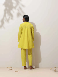 Thumbnail for trueBrowns Lime Cotton Linen Co-Ord Set