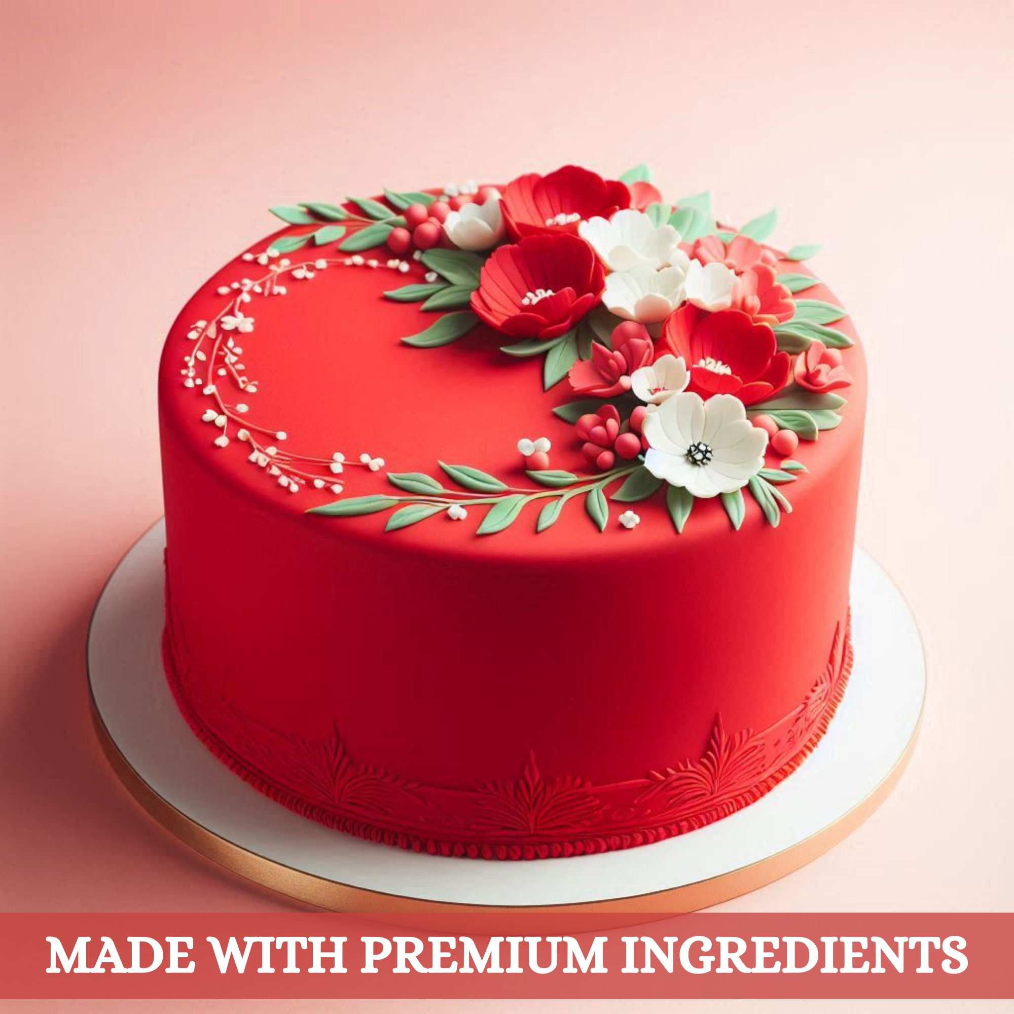 superman red fondant edible sugarpaste 1kg