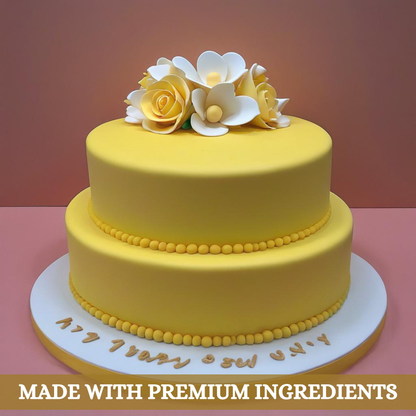 confect yellow sugarpaste br b 250 gms b