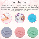 Thumbnail for confect toppers cutters congratulations topper cutter cake cupcake decorating supplies happy anniversary