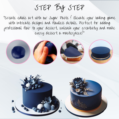 confect nightsky navy sugarpaste br b 250 gms b
