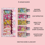 Thumbnail for confect easter sprinkles edible edible sprinkles mix for baking cake pack of 5 100gms