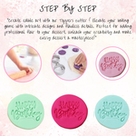 Thumbnail for celebration stencils toppers cutters celebration topper cutter happy birthday 01