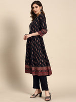 Thumbnail for All About You Women Ethnic Motifs Printed Regular Kurta with Trouser - Distacart