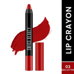Thumbnail for Swiss Beauty Matte Long Lasting Stay Maxx Lip Crayon Lipstick Matte Finish - Red Letter