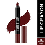 Thumbnail for Swiss Beauty Matte Long Lasting Stay Maxx Lip Crayon Lipstick Matte Finish - Murphy Wine