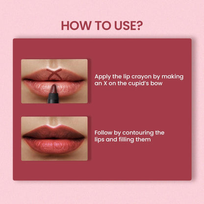 Swiss Beauty Matte Long Lasting Stay Maxx Lip Crayon Lipstick Matte Finish - Bare - Distacart