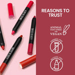 Thumbnail for Swiss Beauty Matte Long Lasting Stay Maxx Lip Crayon Lipstick Matte Finish - Artist Nude - Distacart