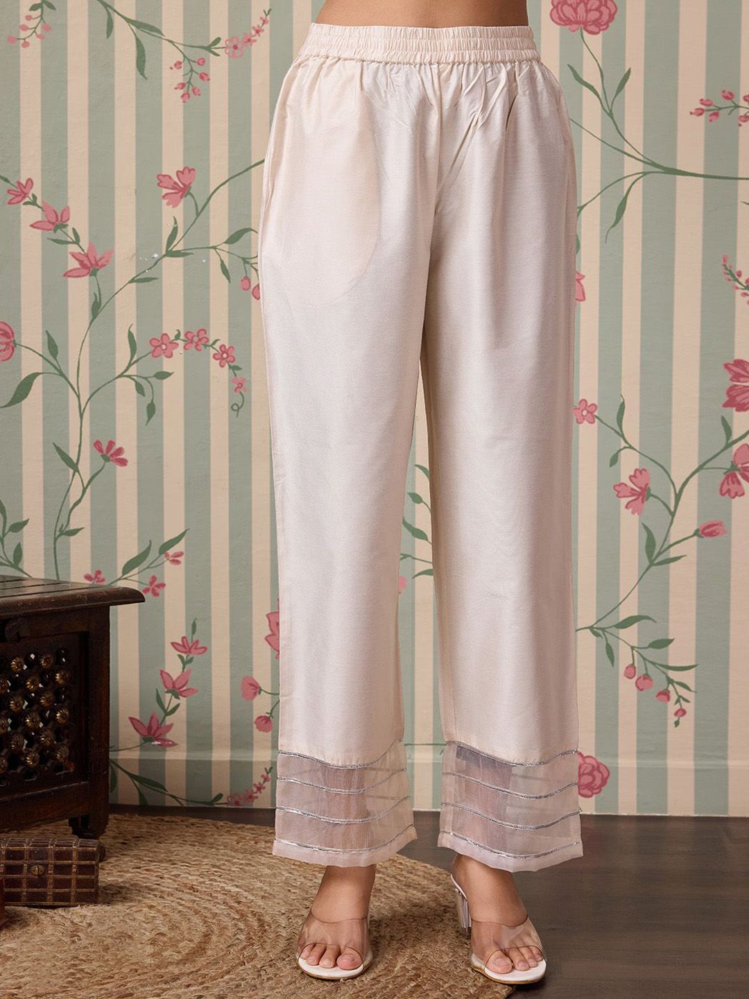 Ode by House of Pataudi Regular Kurta with Trousers - Distacart