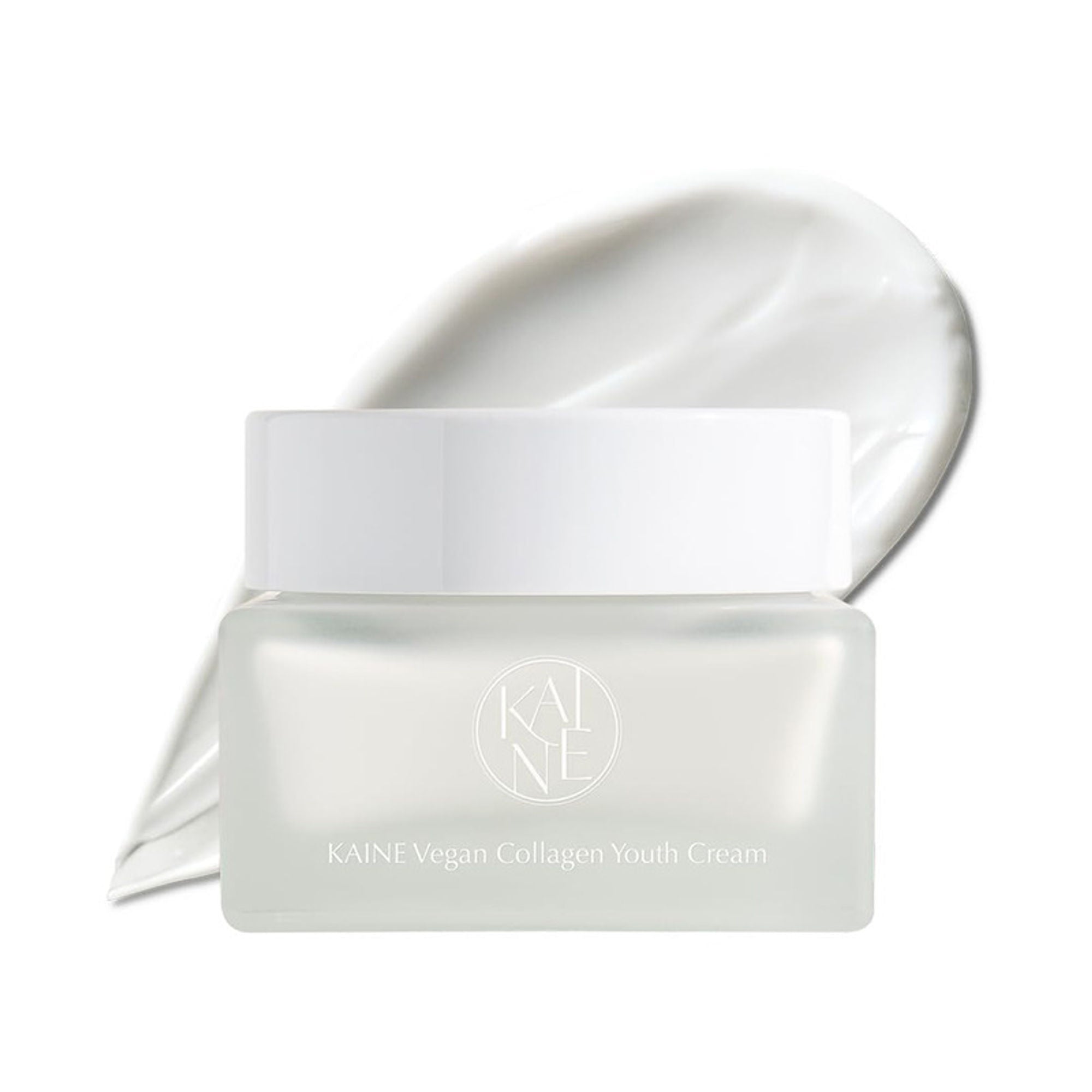 Kaine Vegan Collagen Youth Cream, Firming Korean Collagen Cream with 50% Snow Mushroom, Radiant Skin