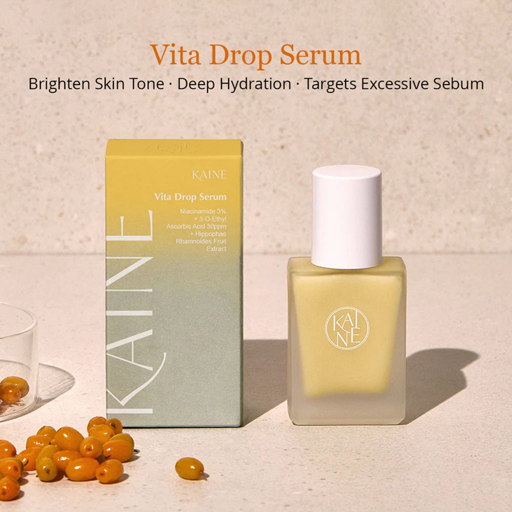 Kaine Vita Drop Serum, Brightening Korean Serum - Distacart