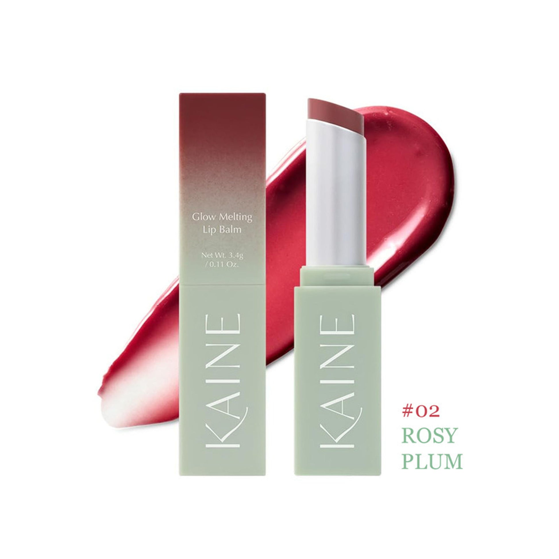 KAINE Glow Melting Lip Balm - 02 Rosy Plum