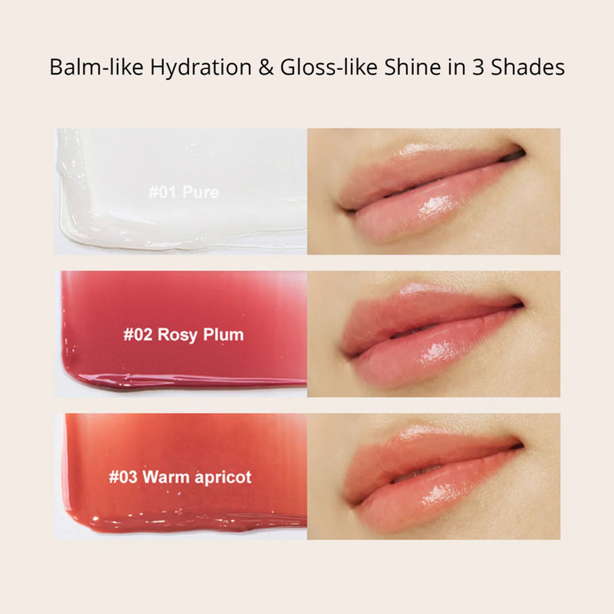 Kaine Glow Melting Lip Balm - 03 Warm Apricot - Distacart