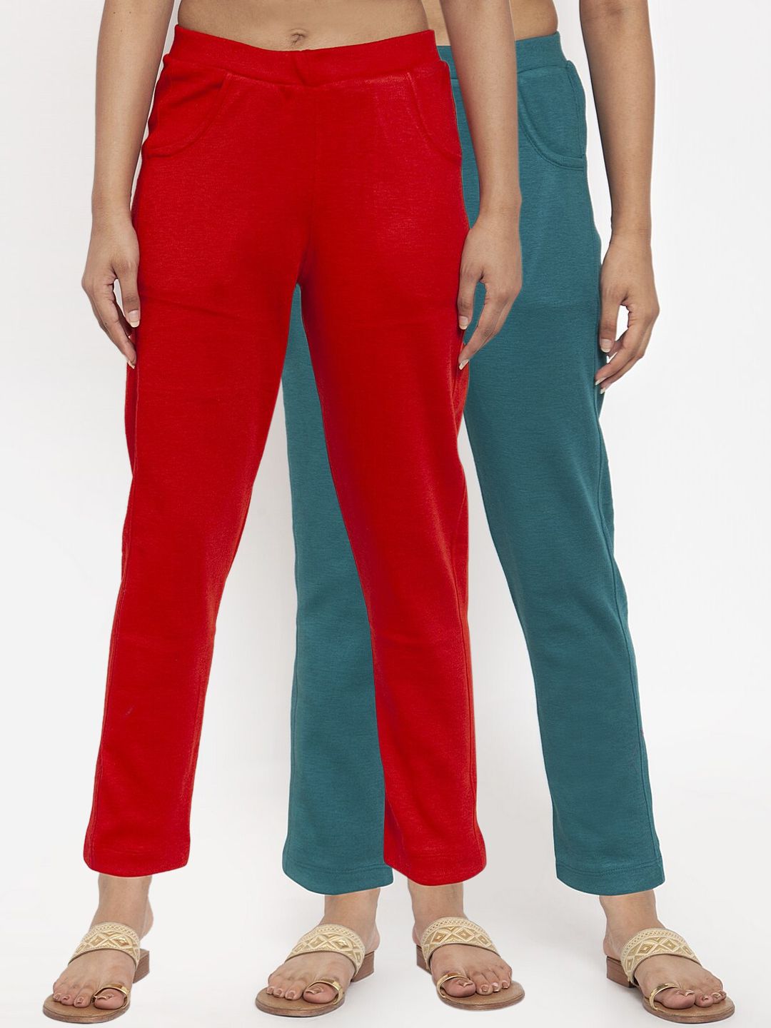 TAG 7 WOMEN WOOLEN KURTI PANT COMBO OF 2 - Distacart