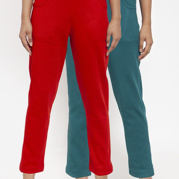 TAG 7 WOMEN WOOLEN KURTI PANT COMBO OF 2 - Distacart