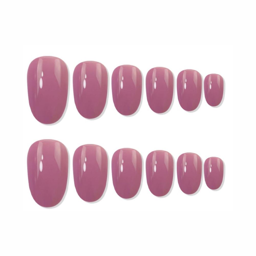 shills professional reusable press on nails oval spn524