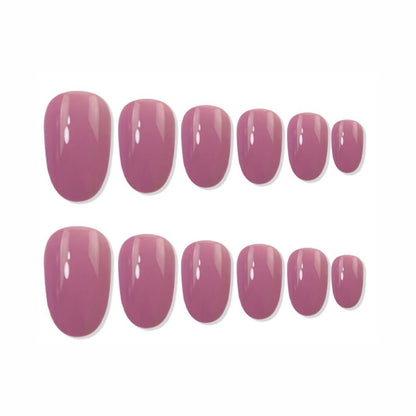 shills professional reusable press on nails oval spn524