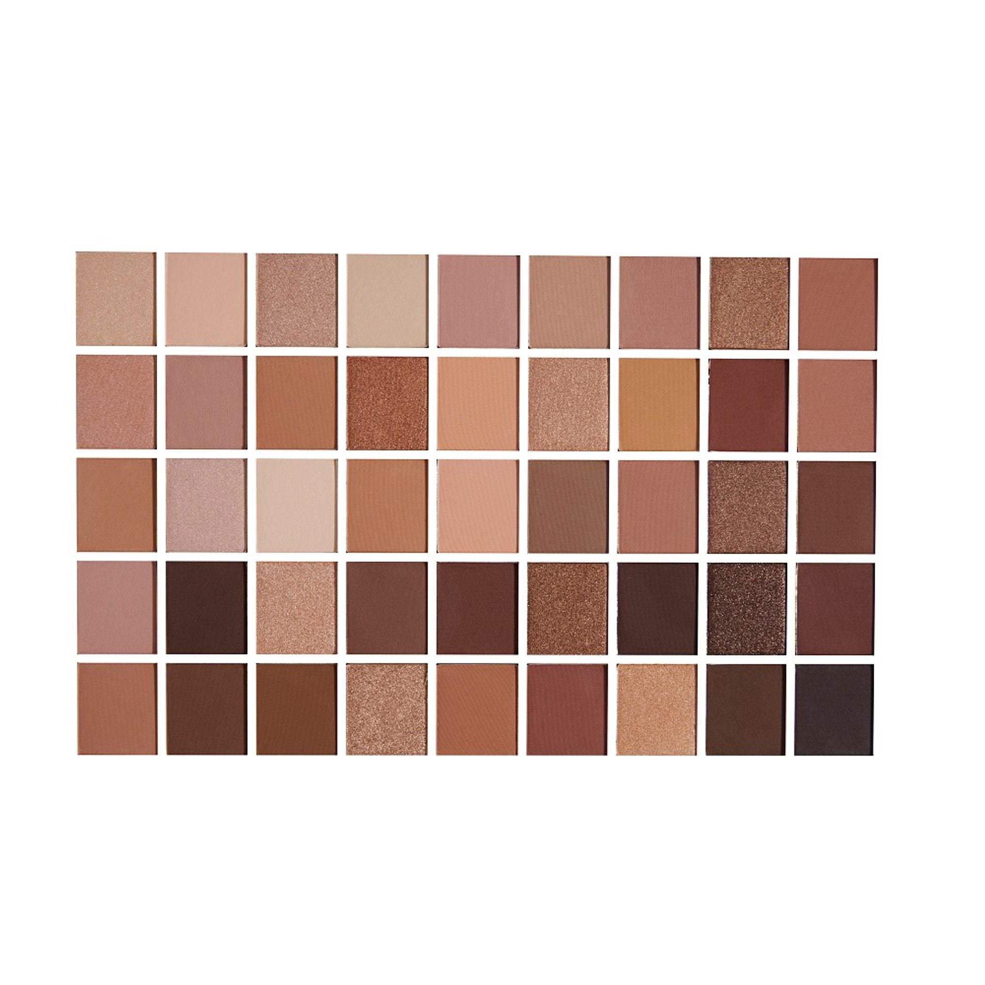 Makeup Revolution Maxi Reloaded Eyeshadow Palette - 45 Shades-Shimmer & Easy Blendable - Nudes - Distacart