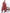 Vishudh Red & Blue Floral Printed Angrakha Kurta With Palazzos & Dupatta