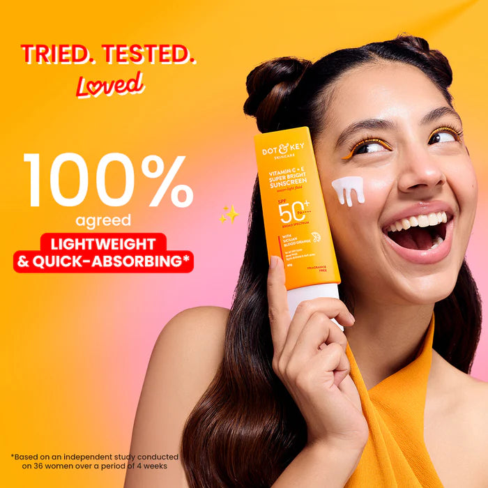 Dot & Key CSMS (Cleanser, Serum, Moisturizer, Sunscreen) Vitamin C Combo