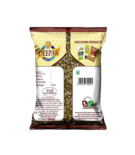 deepak brand moong dal chhilka 500g