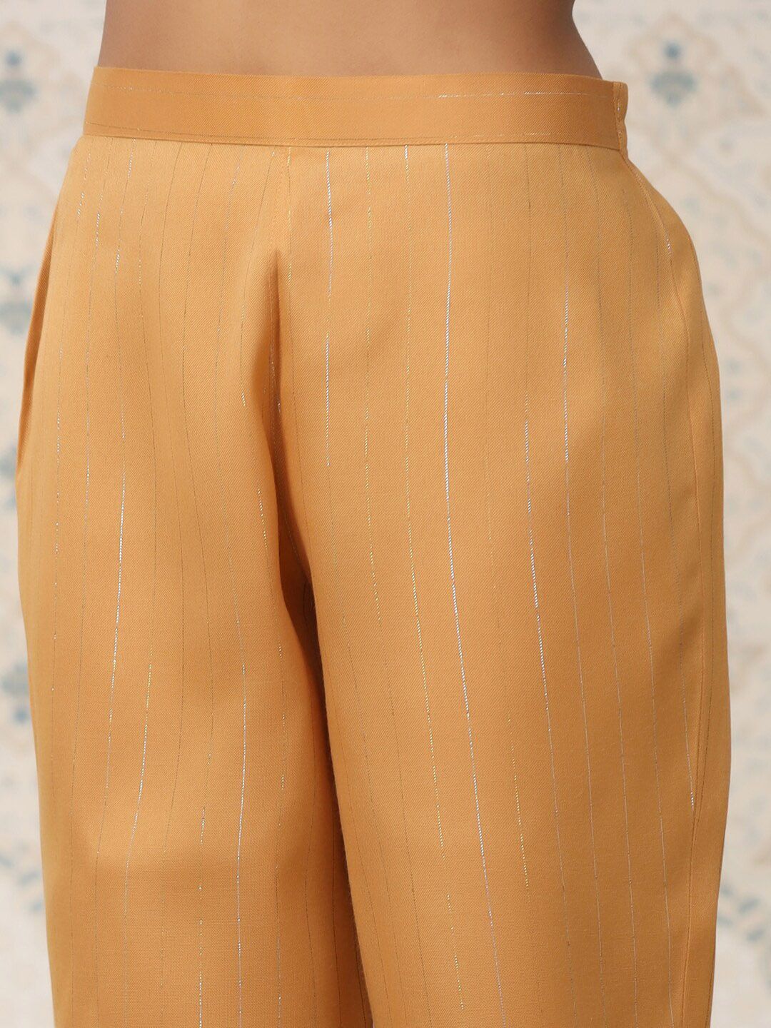 Ode by House of Pataudi Striped Kurta With Trousers - Distacart