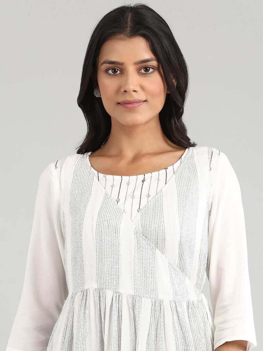 AURELIA White A-Line Midi Dress - Distacart