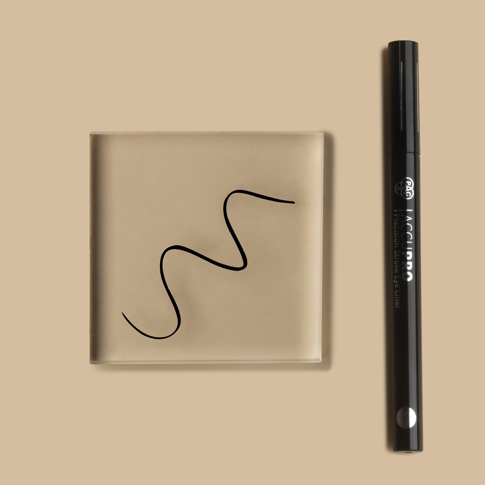 PAC Studio AccuPro Liquid Eyeliner - 24H Longlasting, Waterproof & Smudgeproof, Quick Drying Intense Black - Distacart