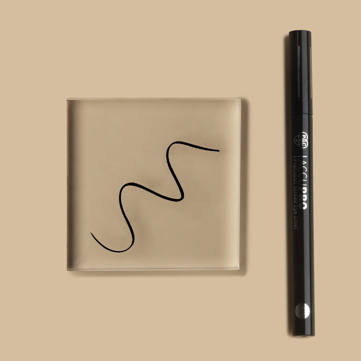 PAC Studio AccuPro Liquid Eyeliner - 24H Longlasting, Waterproof & Smudgeproof, Quick Drying Intense Black - Distacart