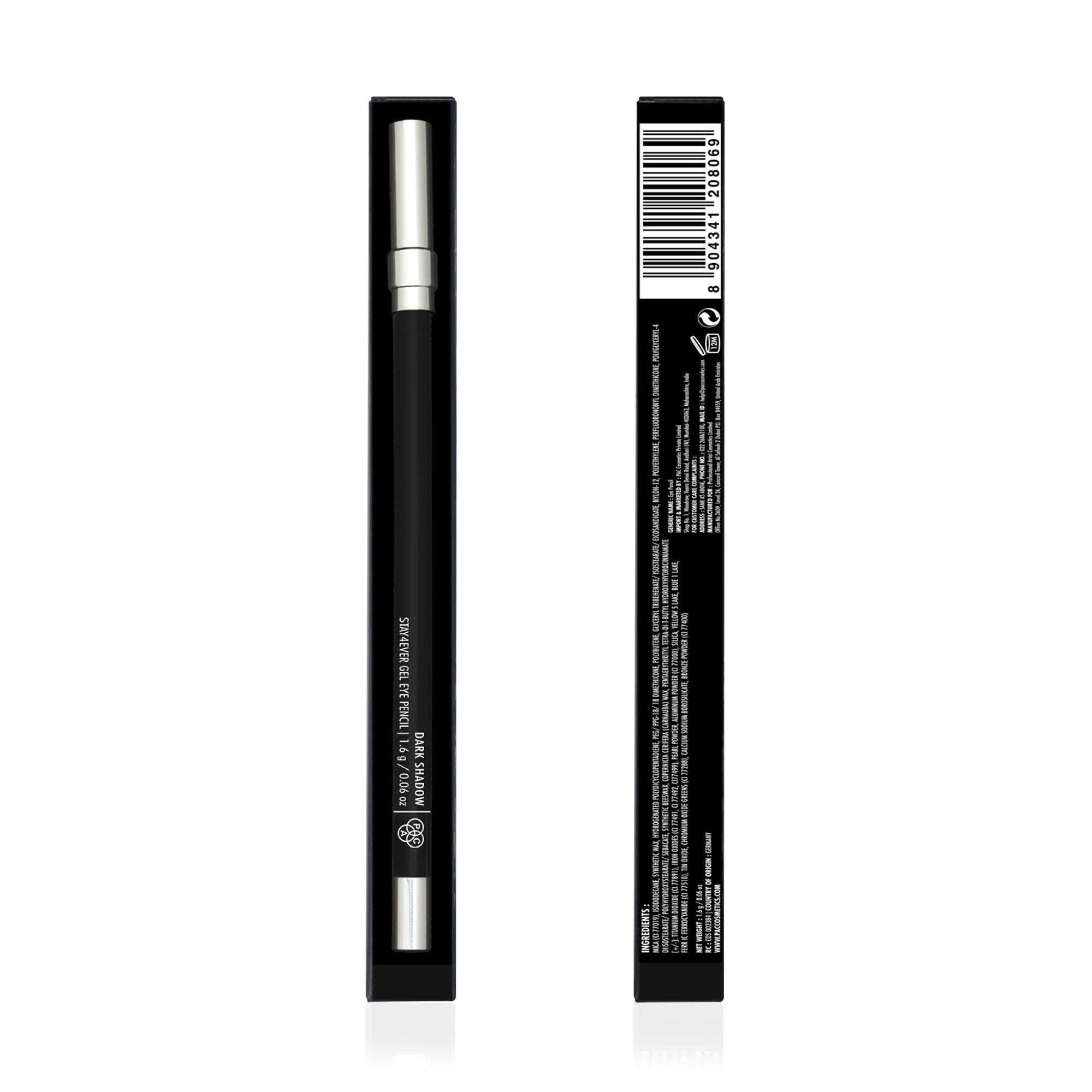 PAC Studio Stay4Ever Gel Eye Pencil - Dark Shadow