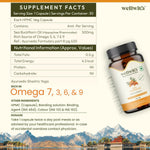 Thumbnail for Wellwith Sea Buckthorn Berry Oil Vegan Omega 7 500mg, Softgels Capsules - Distacart