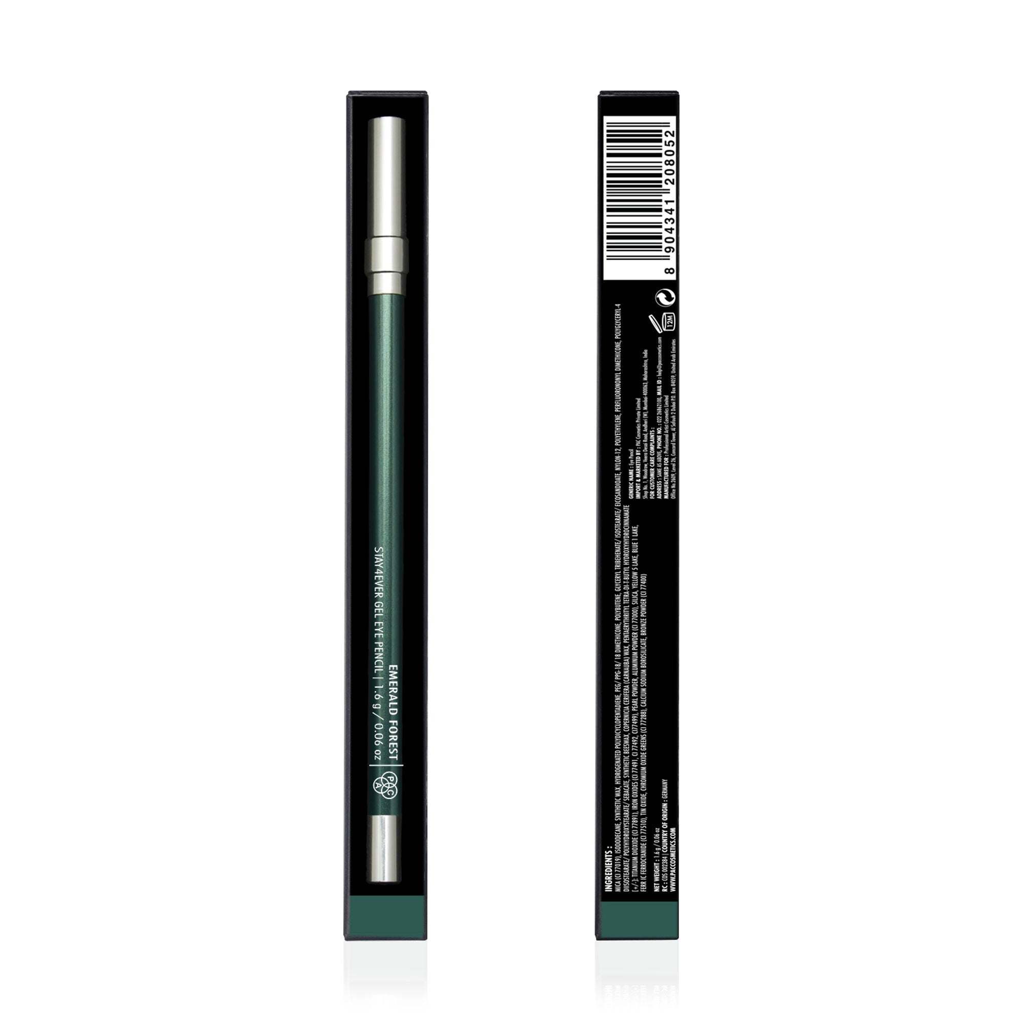PAC Studio Stay4Ever Gel Eye Pencil - Emerald Forest