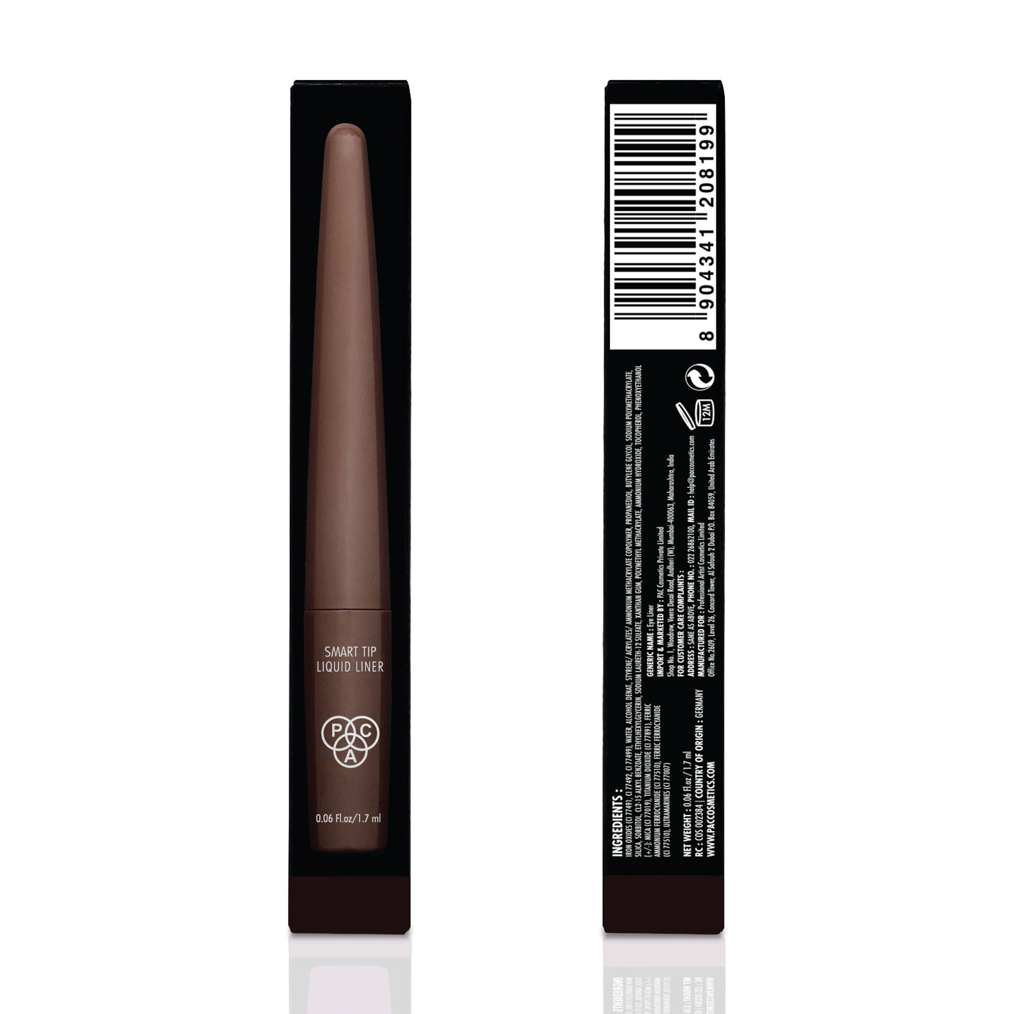 PAC Studio Smart Tip Liquid Liner - Brown Eyes - Distacart