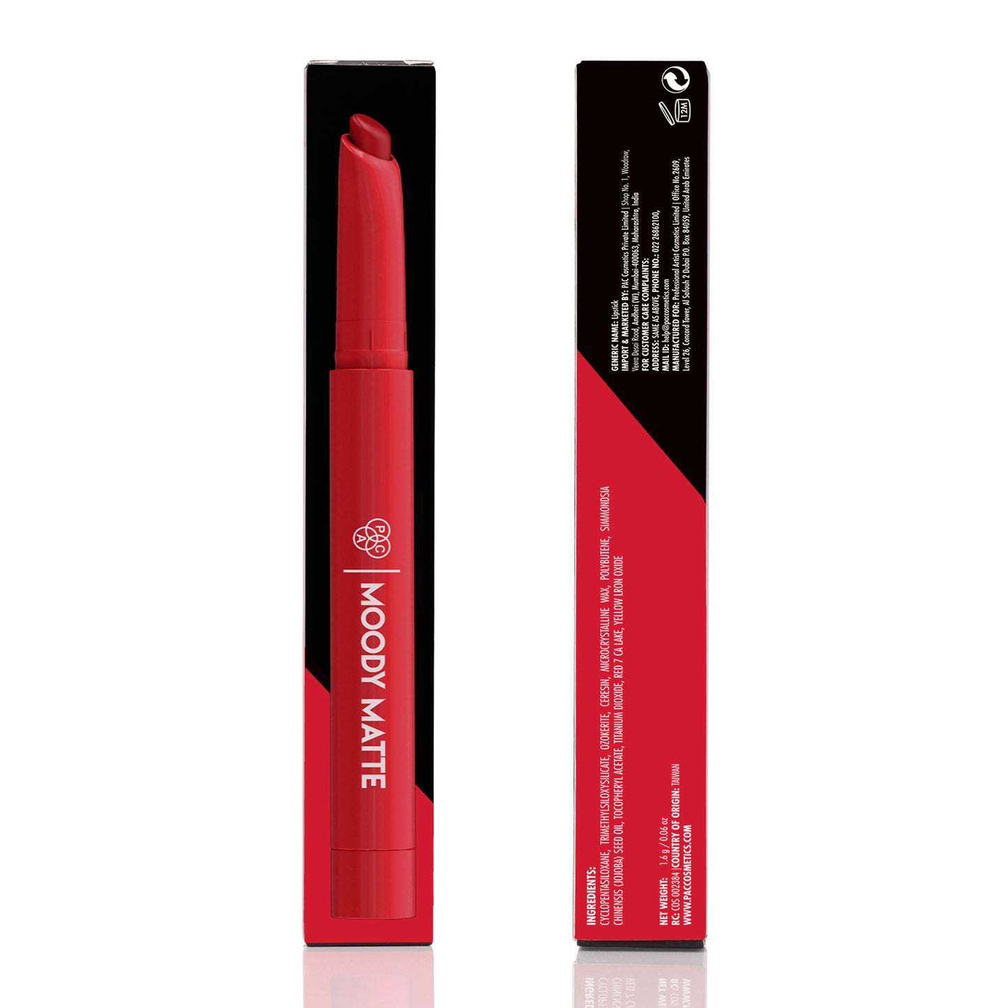 PAC Studio Moody Matte Lipstick - Birthday Bash - Distacart