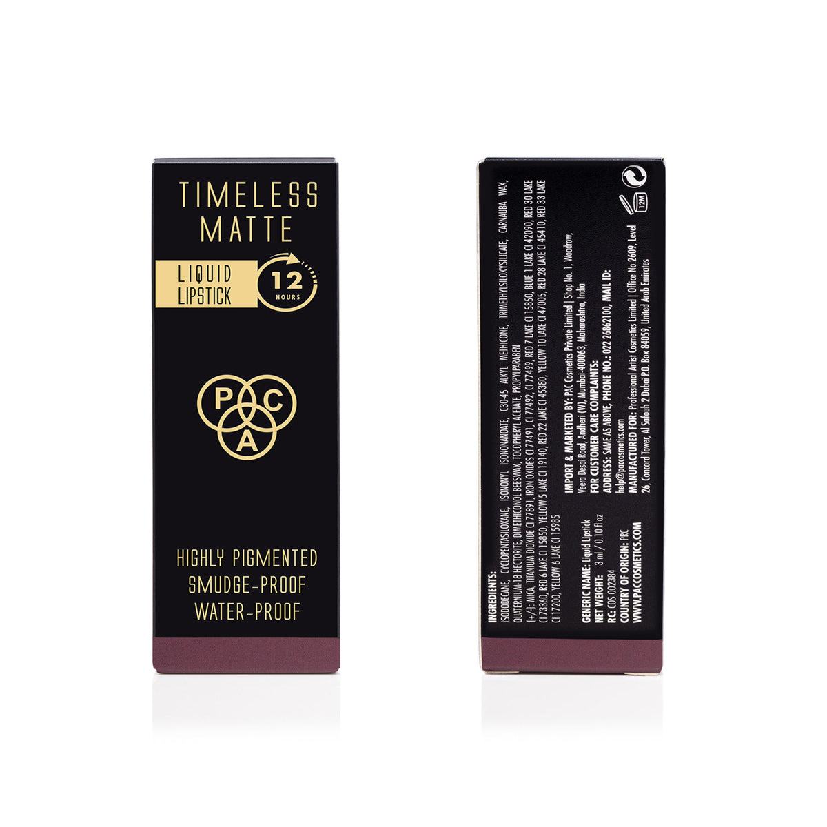PAC Studio Timeless Matte Mini Lipstick - Flirtini - Distacart