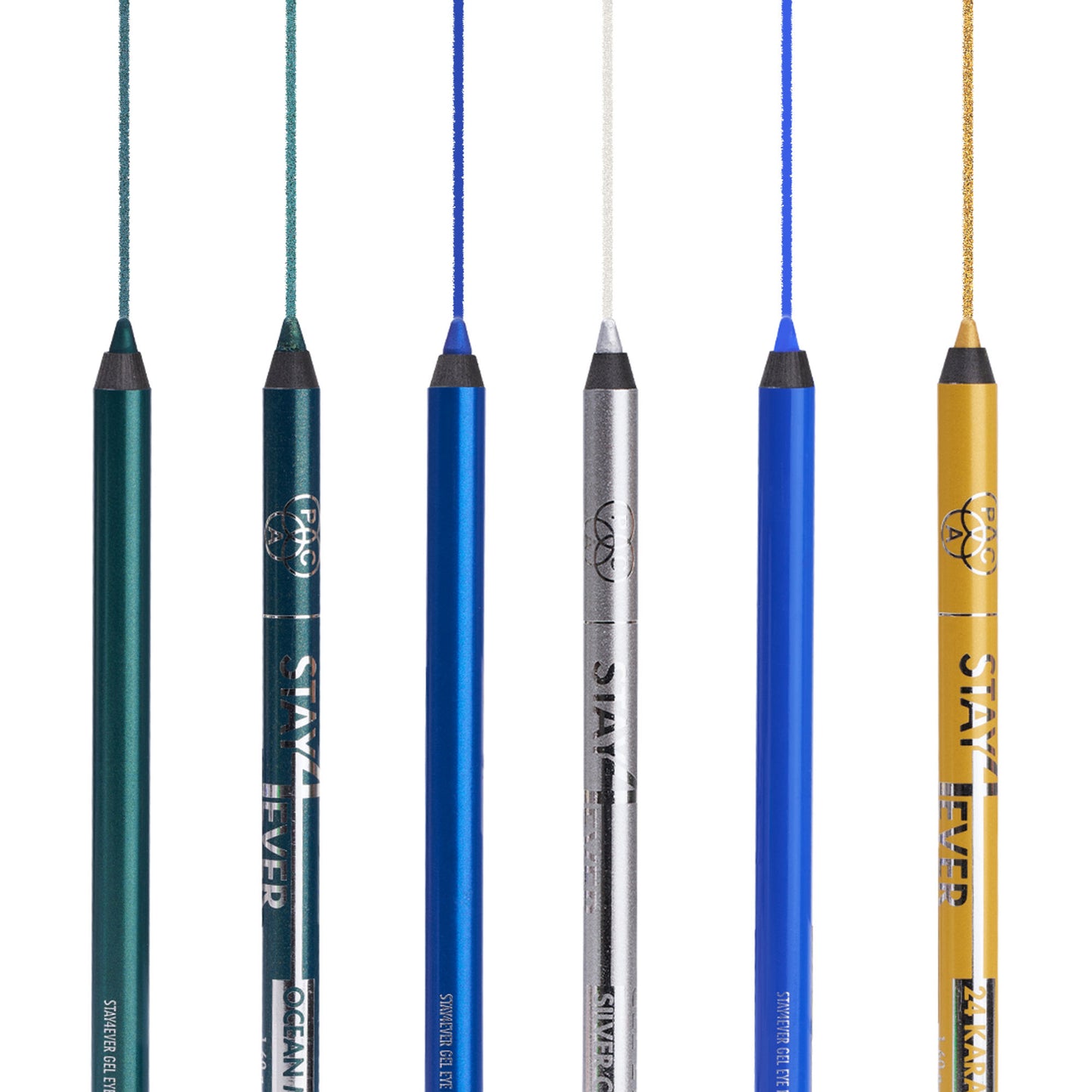 PAC Studio Stay4Ever Gel Eye Pencil (Set Of 6) - Distacart