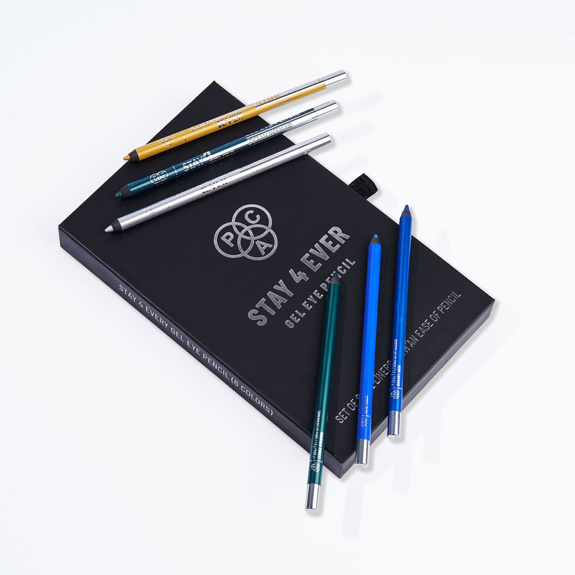 PAC Studio Stay4Ever Gel Eye Pencil (Set Of 6)
