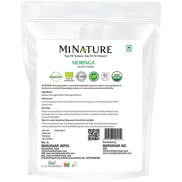 Minature Moringa Organic Powder