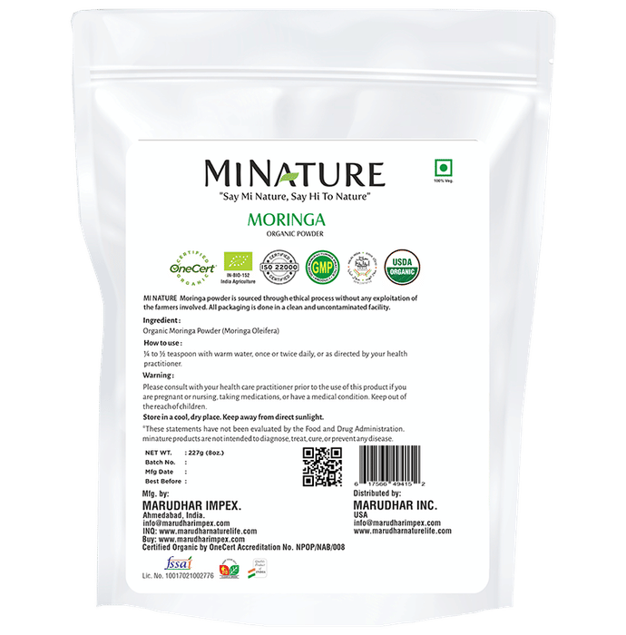 Minature Moringa Organic Powder