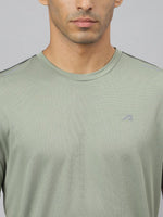 Thumbnail for Alcis Men Drytech+ Anti-Static Slim-Fit Round Neck Running T-Shirt - Distacart