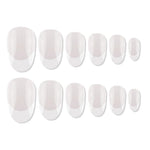 Thumbnail for shills professional reusable press on nails french oval spn712