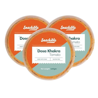 Snackible Tomato Dosa Khakra - Distacart
