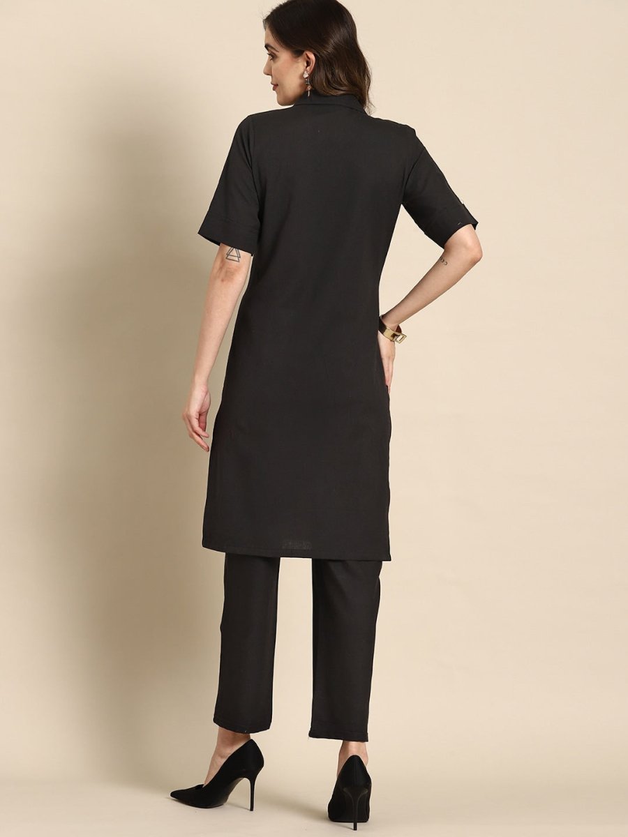 All About You Women Regular Pure Cotton Kurta with Trousers - Distacart