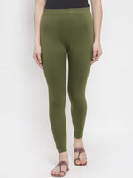 Thumbnail for TAG 7 Women Pack Of 2 Solid Ankle-Length Leggings - Distacart