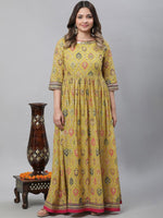 Thumbnail for AURELIA Ethnic Motifs Printed Sequinned Maxi Ethnic Dress