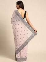 Thumbnail for kasee Floral Pure Chiffon Saree - Distacart