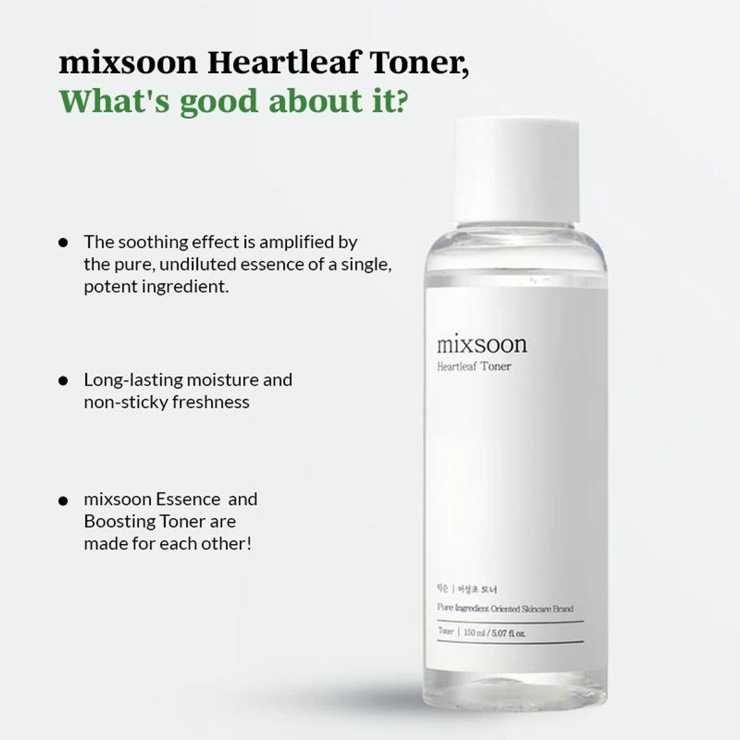 Mixsoon Korean Heartleaf Toner - Distacart
