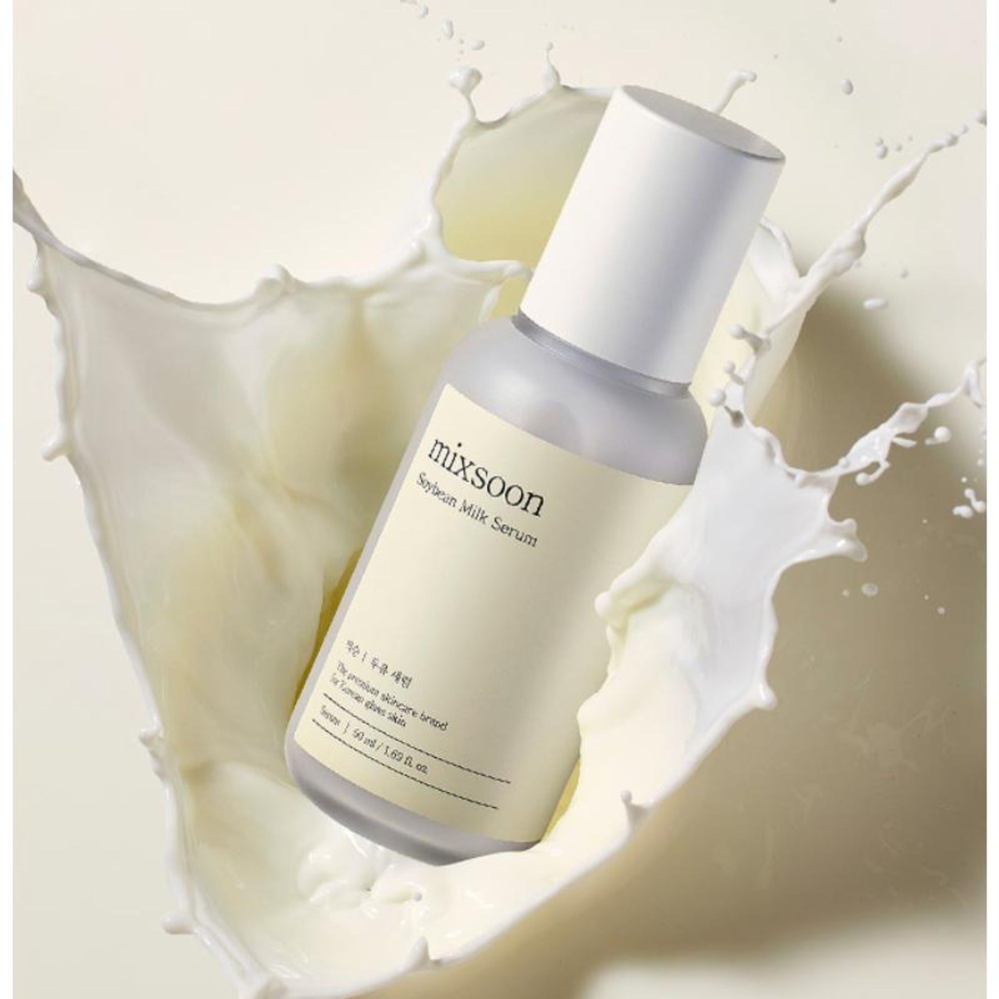 Mixsoon Korean Soybean Milk Serum, Hydrates & Smoothens Dry, Dull Skin with Fermented Soy Proteins - Distacart
